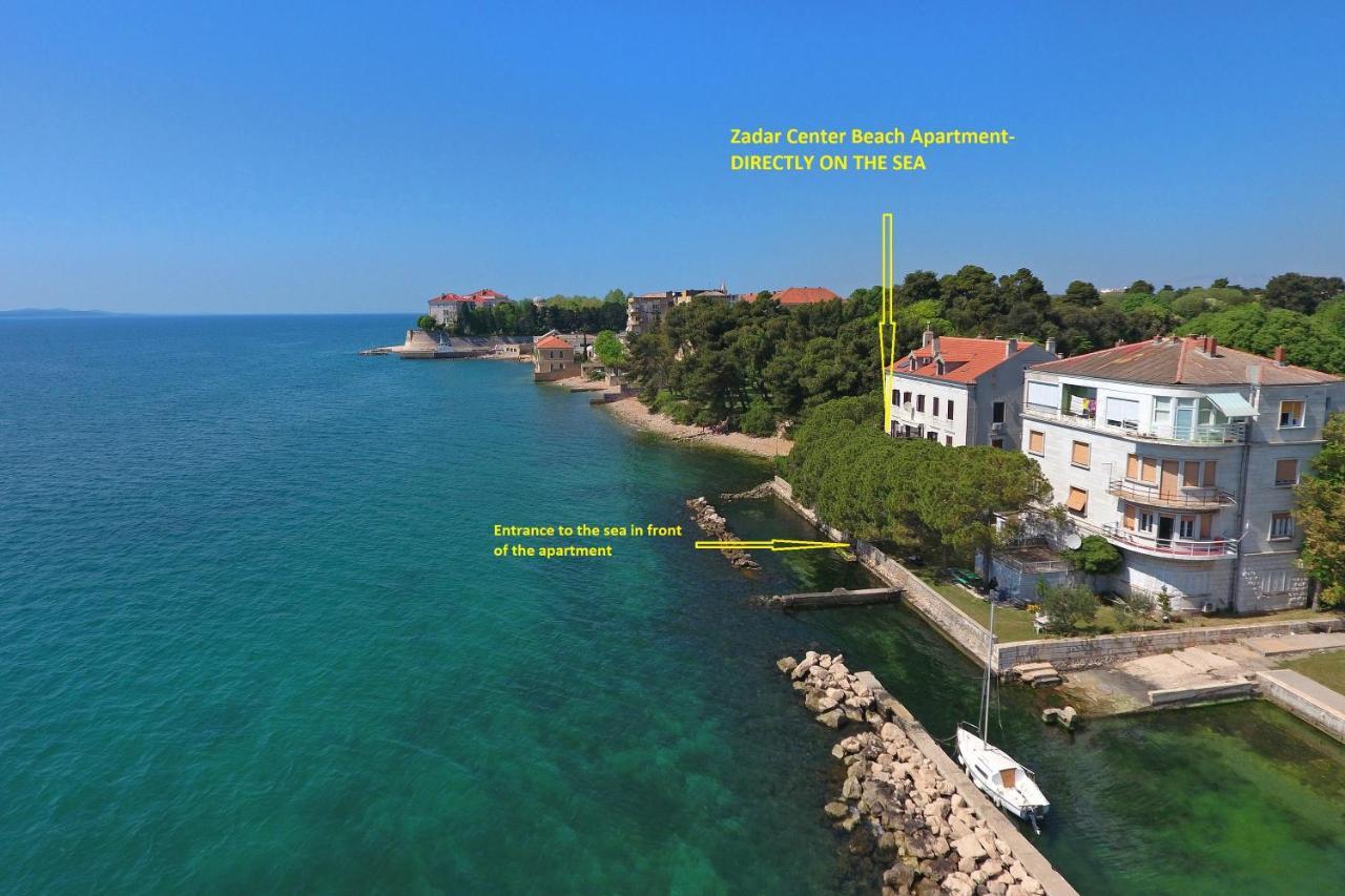 Zadar Center Beach Apartment - Directly On The Sea Exterior foto